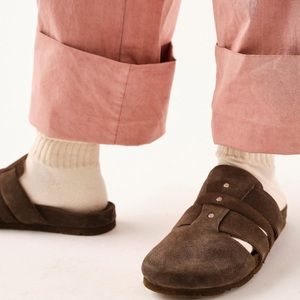 Free People Sunday Season Footbed Mules size 37